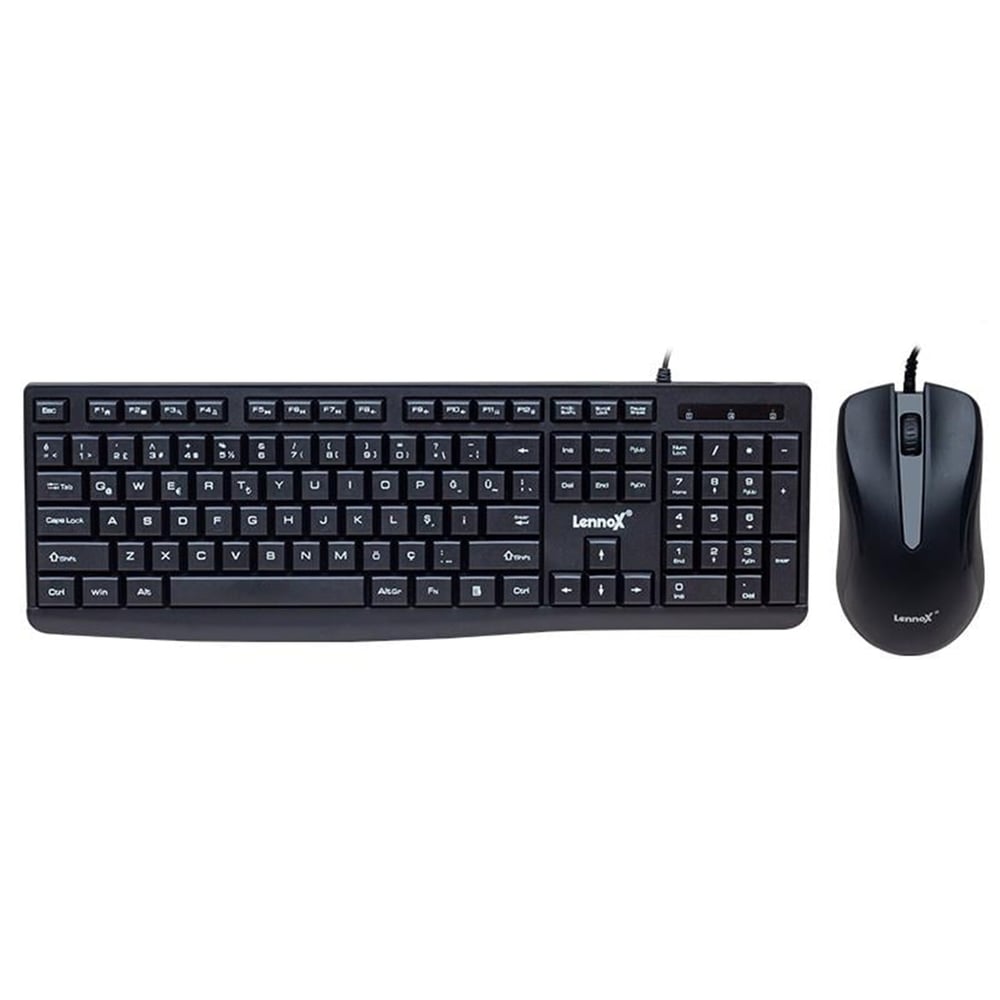 Lennox Lennox 813S Kablolu Klavye Mouse Set - Klavye & Mouse Set
