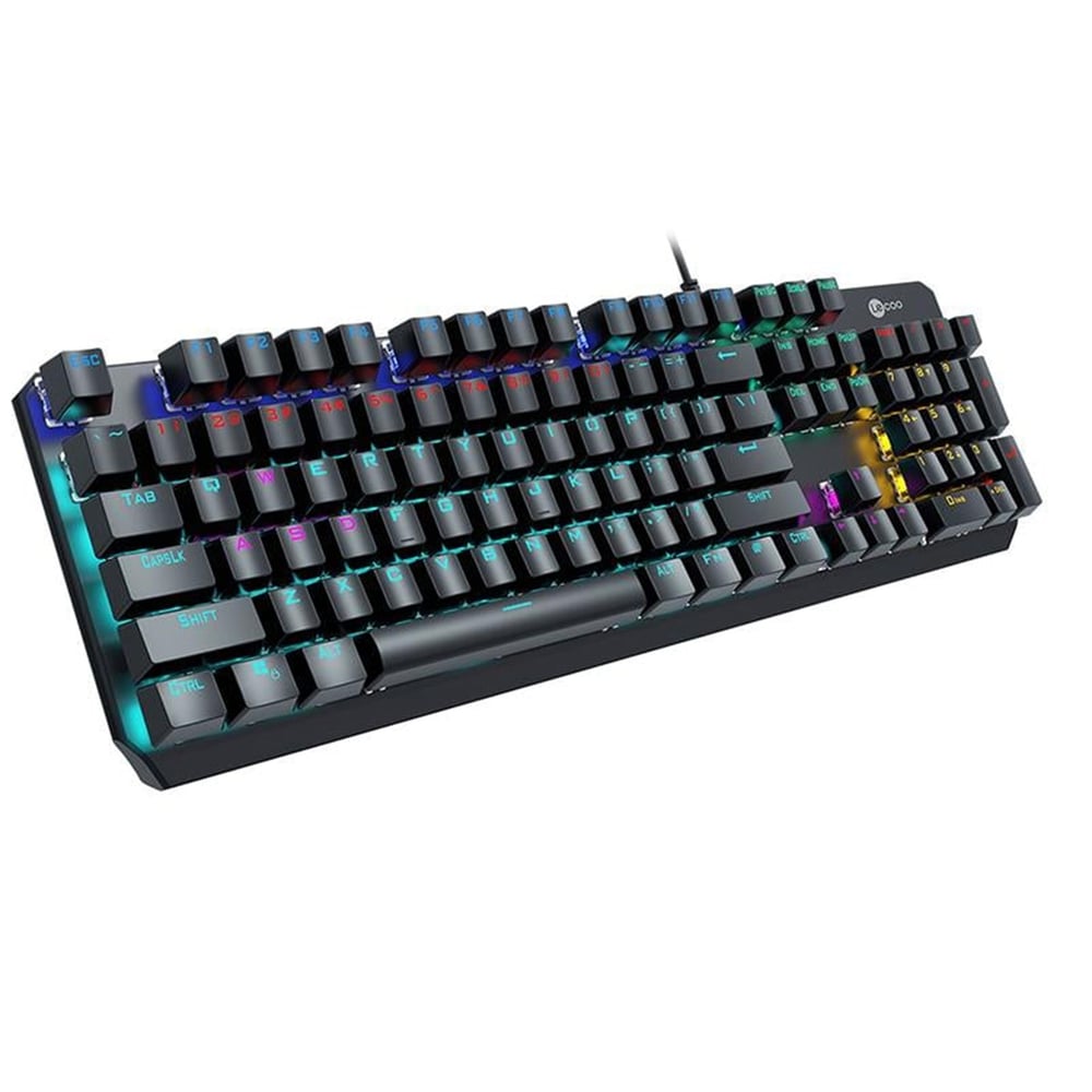 Lenovo Lecoo Lenovo Lecoo GK301 Renkli Aydınlatmalı Gaming Oyuncu Mekanik Klavye - Gaming Klavye