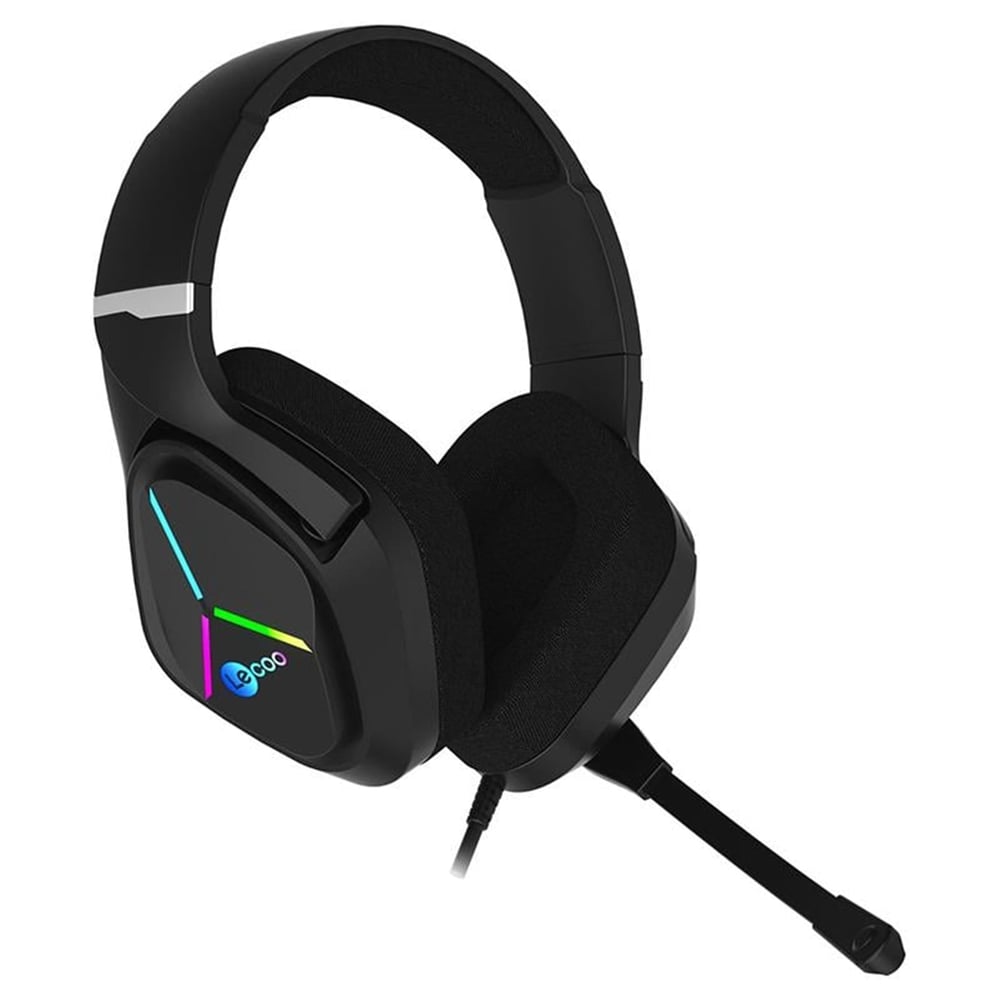 Lenovo Lecoo Lenovo Lecoo HT406 Kulak Üstü RGB Led Aydınlatma Kablolu Gaming Oyuncu Kulaklık - Gaming Kulaklık