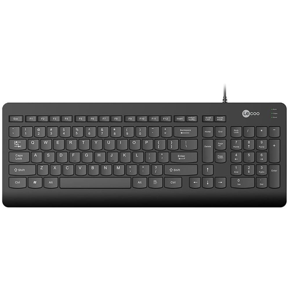 Lenovo Lecoo Lenovo Lecoo KB103 USB Kablolu Q Klavye Siyah - Klavye