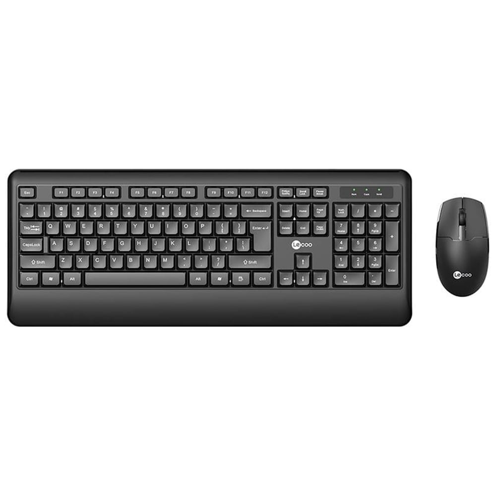 Lenovo Lecoo Lenovo Lecoo KW202 Kablosuz Q Klavye - Mouse Set Siyah - Klavye & Mouse Set