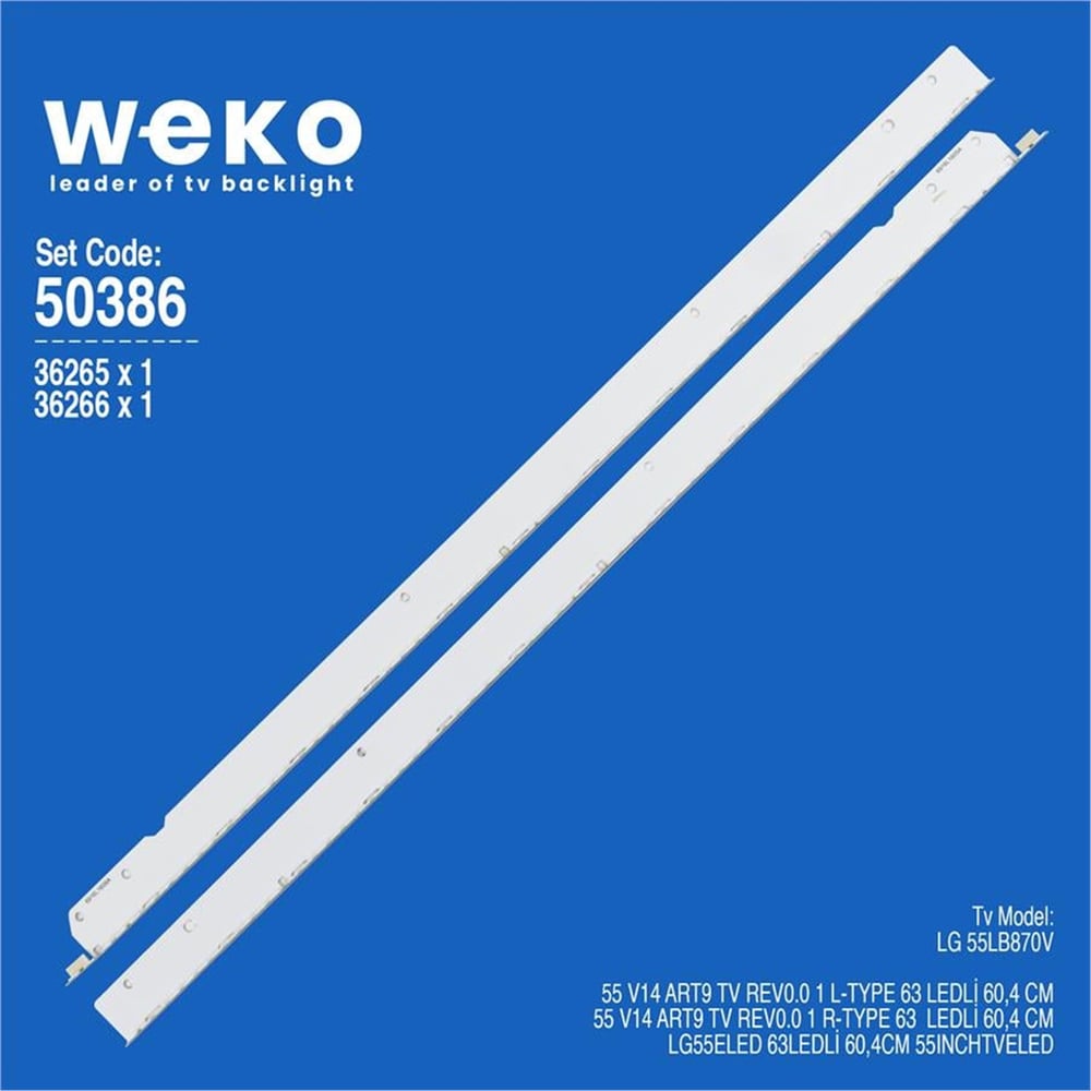 Weko Lg 55LB870V 55'' İnç 2 Adet Tv Led Bar - LG Led Bar