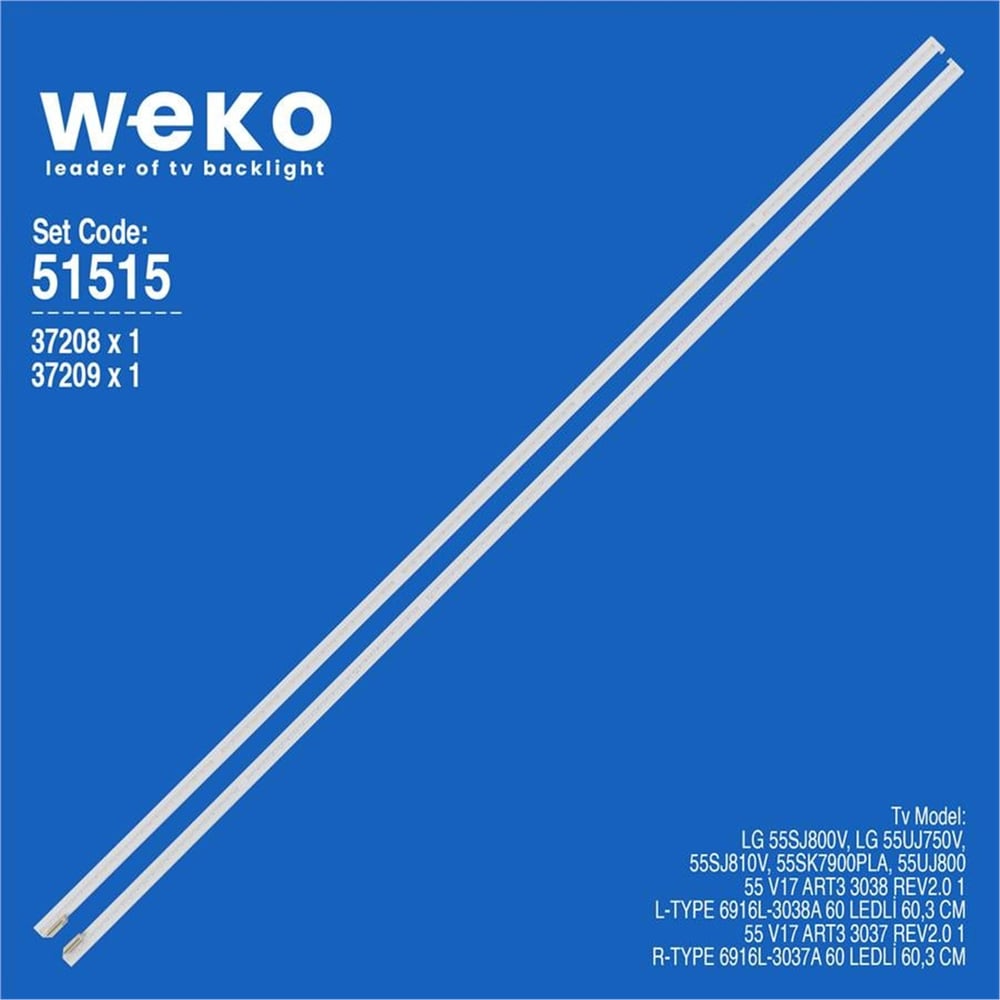 Weko Lg 55UJ750V 55'' 2 Adet Tv Led Bar - LG Led Bar