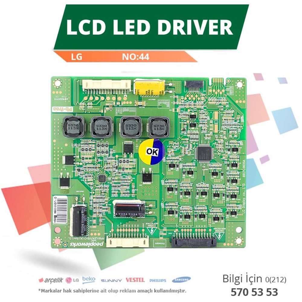 Oem LG 6917L-0035A - PPW-LE47VB-O A REV1.0 - Lcd Led Driver - LCD Driver