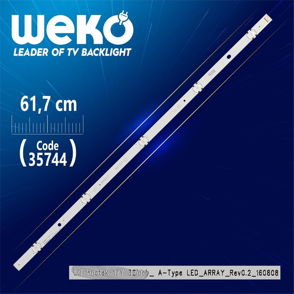 Weko Lg Innotek 17Y 32Inch_ A-Type Led_Array_Rev0.2_160808 - 32Lj61 - 61.7 Cm 5 Ledli - (Wk-1214) - LG Led Bar