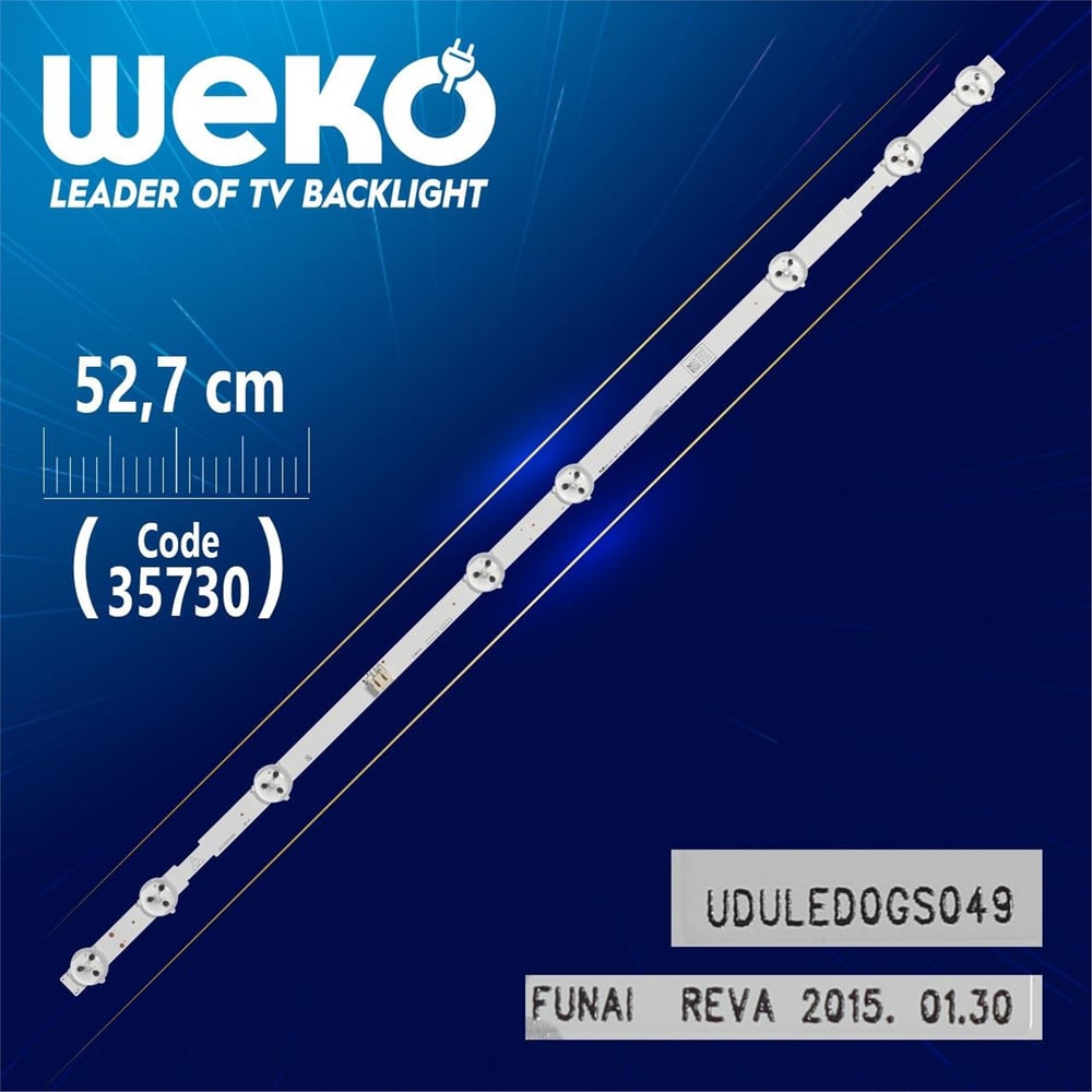 Weko Lg Innotek 32Inch Funaı Reva - Vdvled0gs049 Rev.A - 52.7 Cm 8 Ledli - (Wk-1200) - LG Led Bar