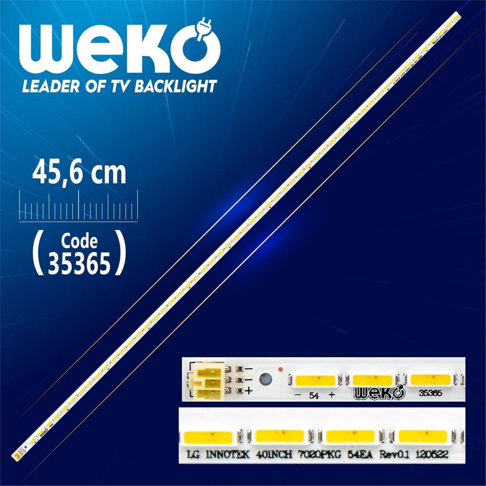 Weko Lg Innotek 40Inch 7020Pkg 54Ea Rev0.1 120522 - 45.6 Cm 54 Ledli - (Wk-972) 35328 Le Aynı - LG Led Bar
