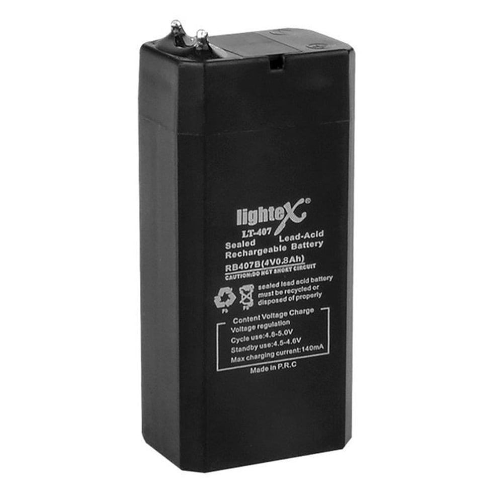 Lightex Lightex LT-407 4 Volt 0.8 Amper Akü - Kuru Akü