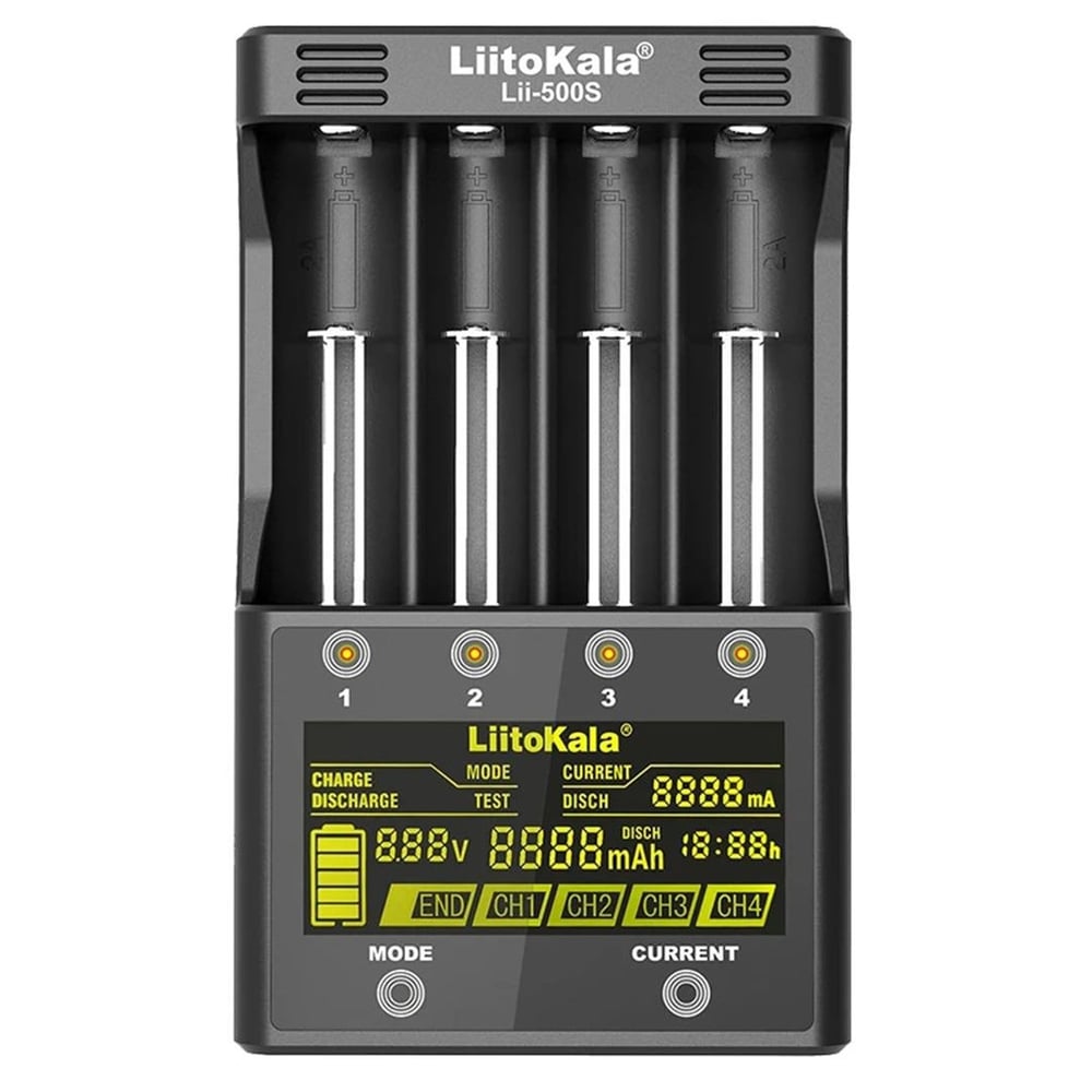 Liitokala Liitokala LII-500S Pil Şarj Cihazı - Pil Şarj Cihazları