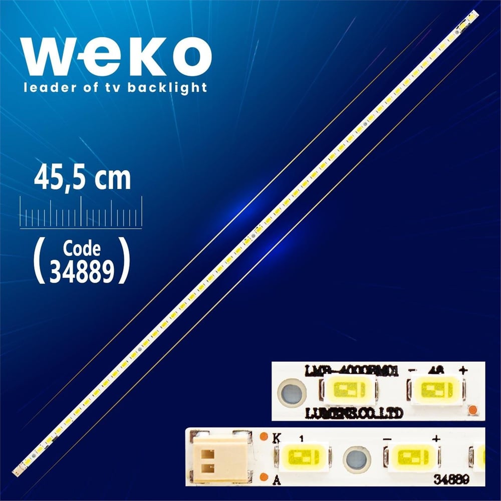 Weko LMB-4000BM01 - 45.5 Cm 48 Ledli - WK-734 Tv Led Bar - Tv Led Bar
