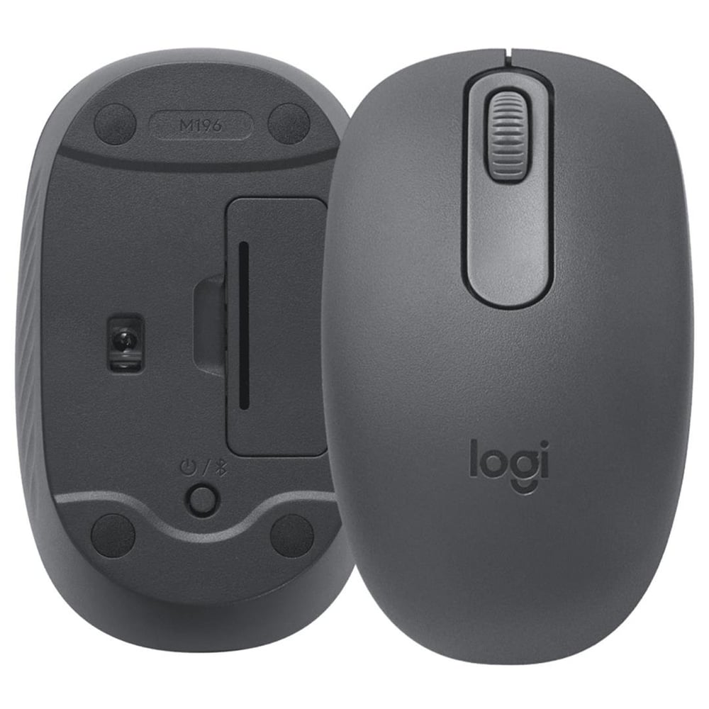 Logitech Logitech M196 1000DPI Optik Kablosuz Bluetooth Mouse Gri 910-007459 - Mouse