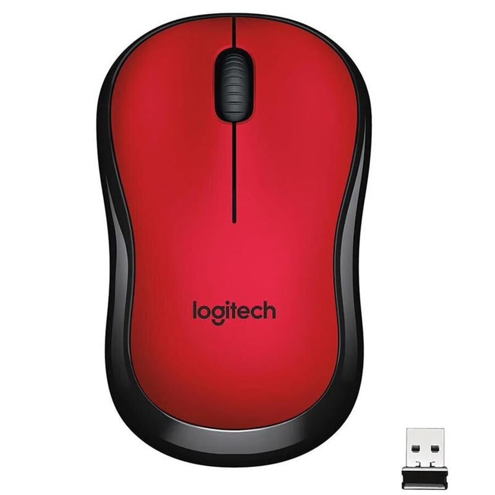Logitech Logitech M220 Sessiz Kırmızı Kablosuz Mouse - Mouse