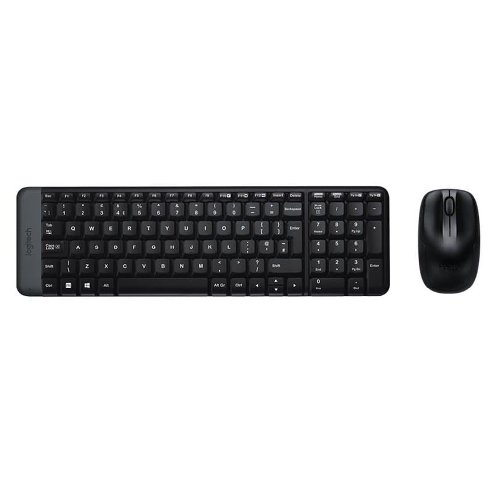 Logitech Logitech MK220 Q Tr Siyah Kablosuz Klavye Mouse Set - Klavye & Mouse Set