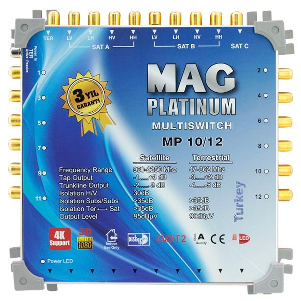 MAG Mag Platinum 10-12 Kaskatlı Uydu Santrali - Mag Kaskatlı Uydu Santralleri