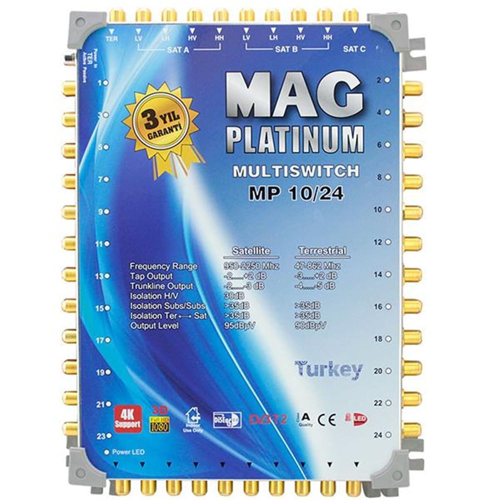 MAG Mag Platinum 10-24 Kaskatlı Uydu Santrali - Mag Kaskatlı Uydu Santralleri