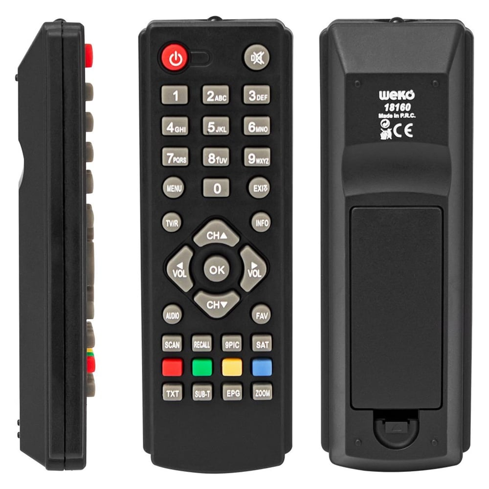 Weko Magbox Exclusive Mini SD Scart * Magbox Scart Plus SD - Amstrad Mini SD Uydu Alıcı Kumandası - Magbox Uydu Alıcı Kumandaları
