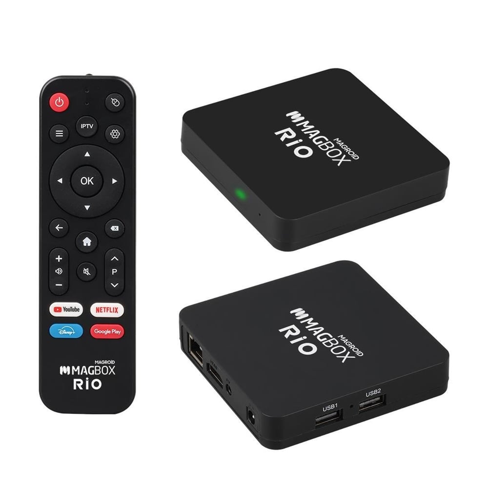 Magbox Magbox Magroid Rio 2 GB Ram 32 GB Rom 4K Ultra HD Android Box (Android 10) - İP Tv Box