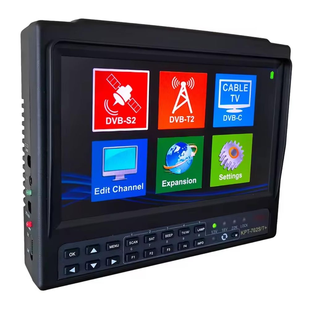 Magbox Magbox MG-702ST Spektrum Analizi + Full HD 7'' Lcd Ekranlı Uydu Yön Bulucu - HD Uydu Bulucular