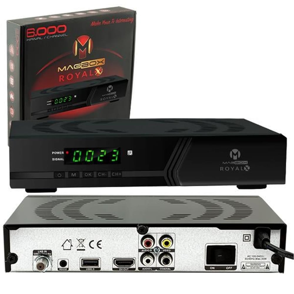 Magbox Magbox Royal X Full HD Uydu Alıcısı TKGS'li - Magbox Uydu Alıcılar