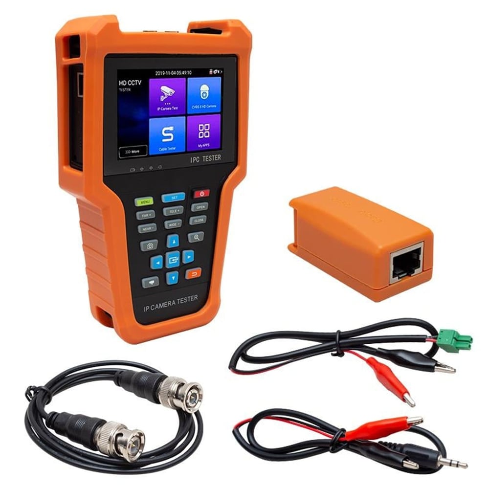 Magbox Magbox V6-ADH 4'' Ekranlı IPS Dokunmatik Ekran TVI-CVI-AHD-IP-CVBS ONVIF PTZ Kamera Test Cihazı - Kamera Test Cihazları