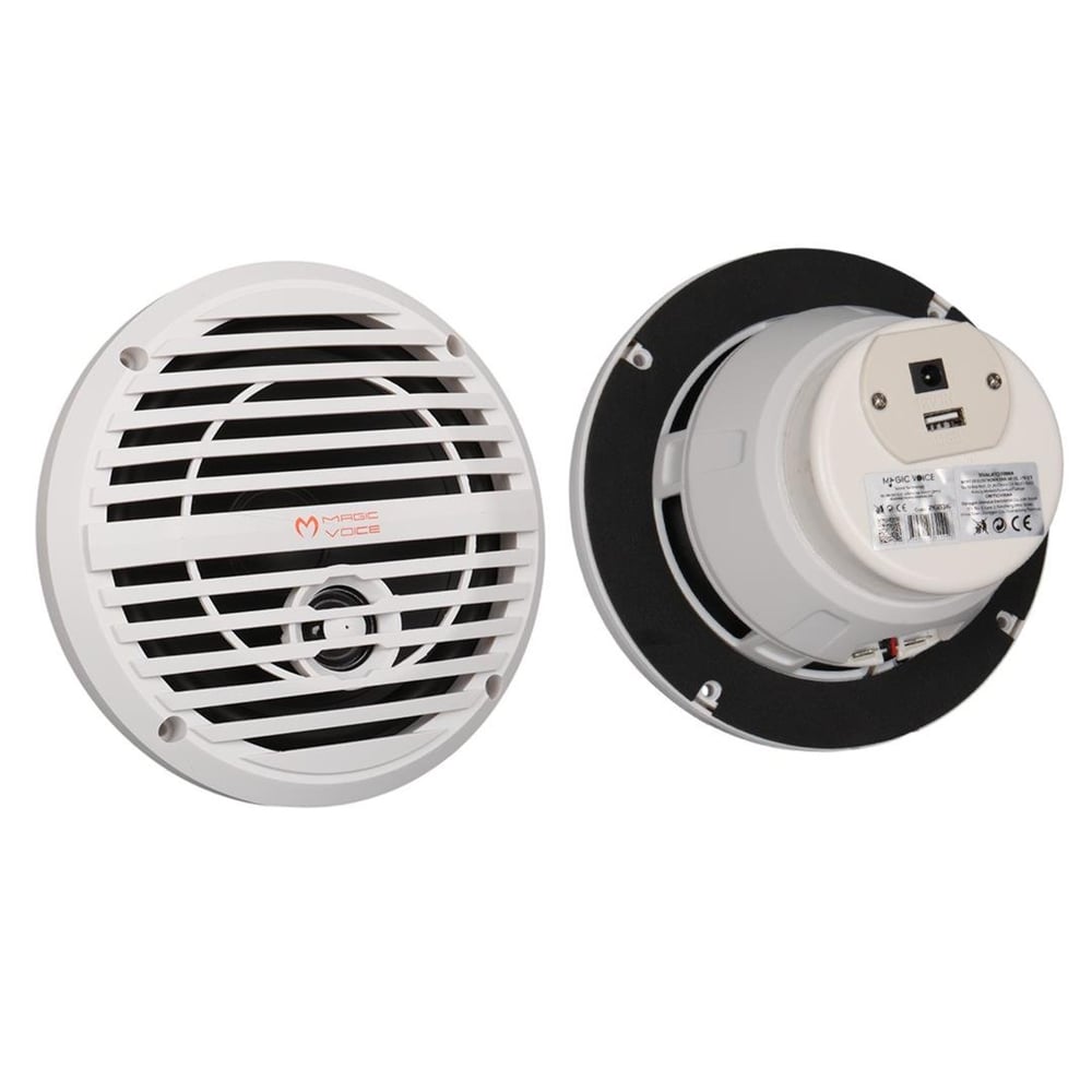MagicVoice Magicvoice 65-2BQ5S 6.5” Usb'li 60 Watt Çiftli Marine Horn Hoparlör - Trafosuz Hoparlör