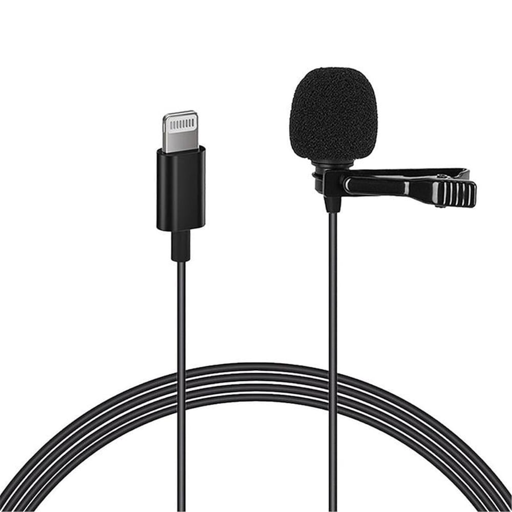 MagicVoice Magicvoice JH-041 Cep Telefonu İçin Lightning Youtuber Yaka Mikrofonu - Yaka Mikrofonları