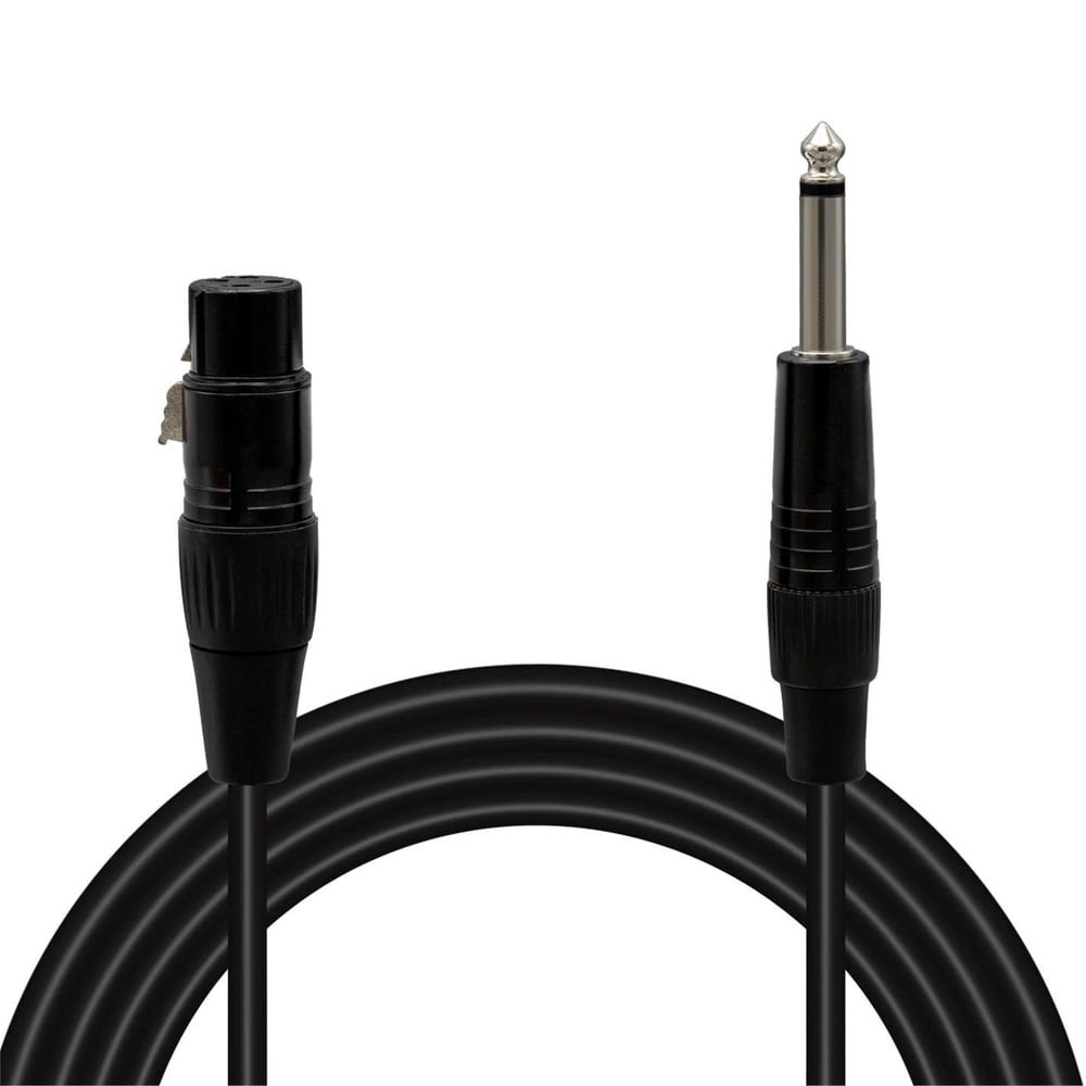 MagicVoice Magicvoice LD379 XLR Canon Dişi - 6.3 Mm Mono Erkek 2 Metre Kablo - Mikrofon Kablosu