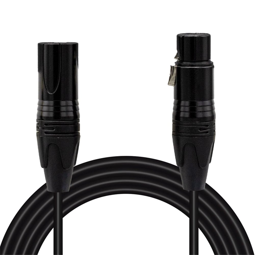 MagicVoice MagicVoice LD381 1 Metre Canon XLR Dişi - Canon XLR Erkek Stereo Plastik Jak Mikrofon Ses Kablosu - Diğer Kablo Çeşitleri