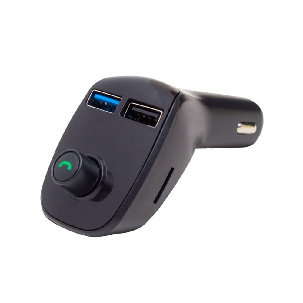 MagicVoice Magicvoice M15 USB-TF-BT-FM Destekli Led Ekranlı Araç Mp3 Player ve Şarj Cihazı - FM Transmitter