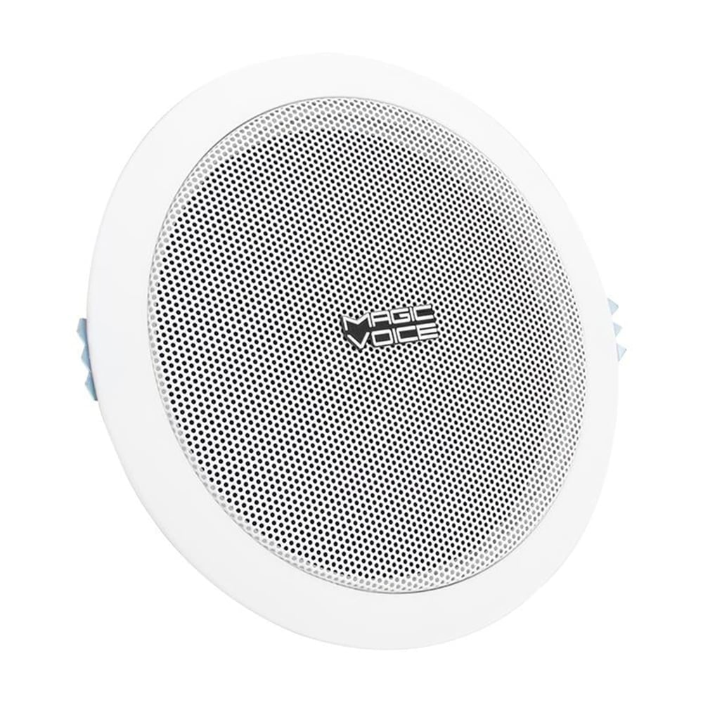 MagicVoice Magicvoice MV-11087 16 Cm 10 Watt Hat Trafolu Sıva Altı Beyaz Alçıpan Hoparlör - Trafolu Hoparlör