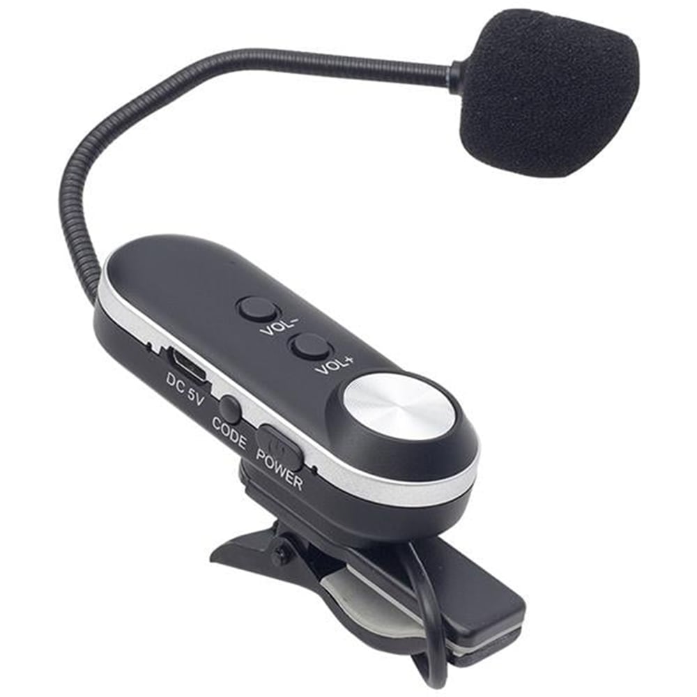 MagicVoice Magicvoice MV-1309E Şarjlı Kablosuz Volume Kontrol Yaka Mikrofonu - Yaka Mikrofonları