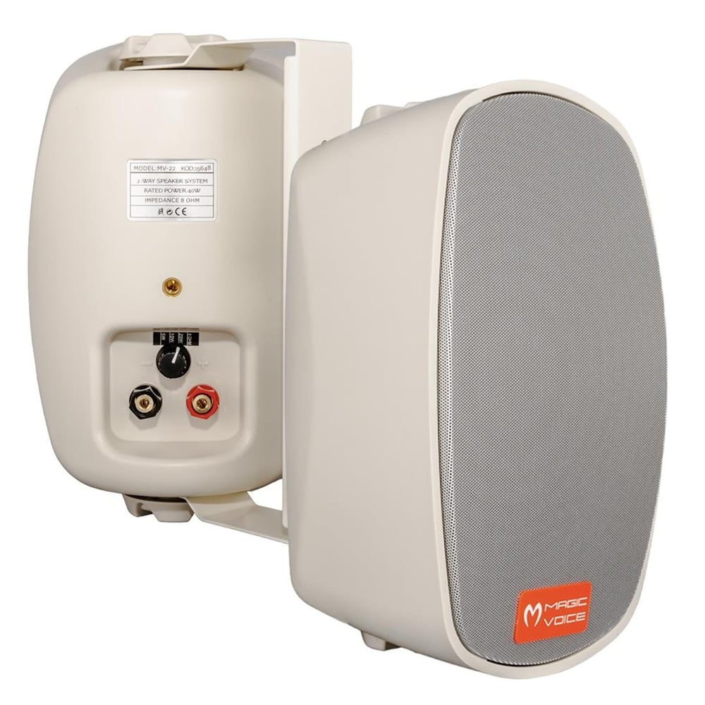 MagicVoice Magicvoice MV-22 Trafolu 12 Cm 40W Sütun Hoparlör 2'Li Takım - Cami Hoparlörü
