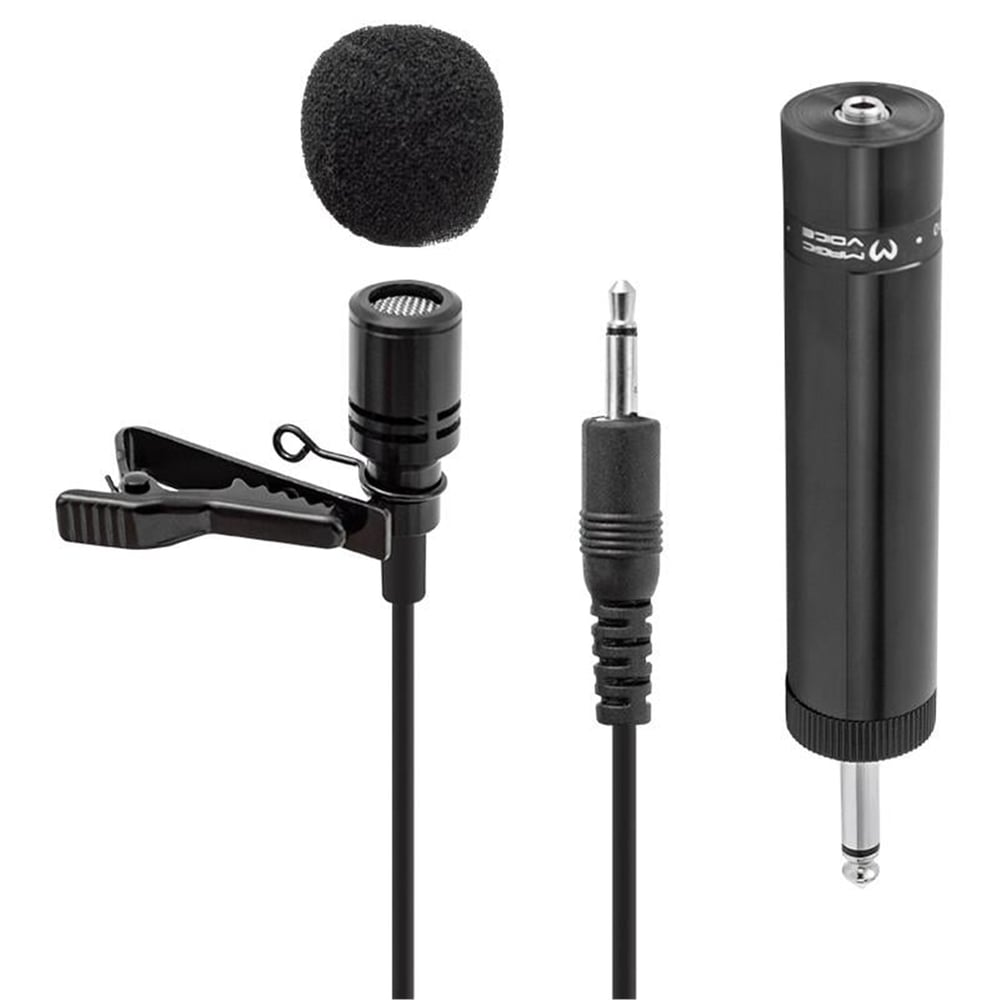 MagicVoice Magicvoice MV-390 Çantalı 5 Metre Kablolu Hassas Yaka Mikrofonu - Yaka Mikrofonları