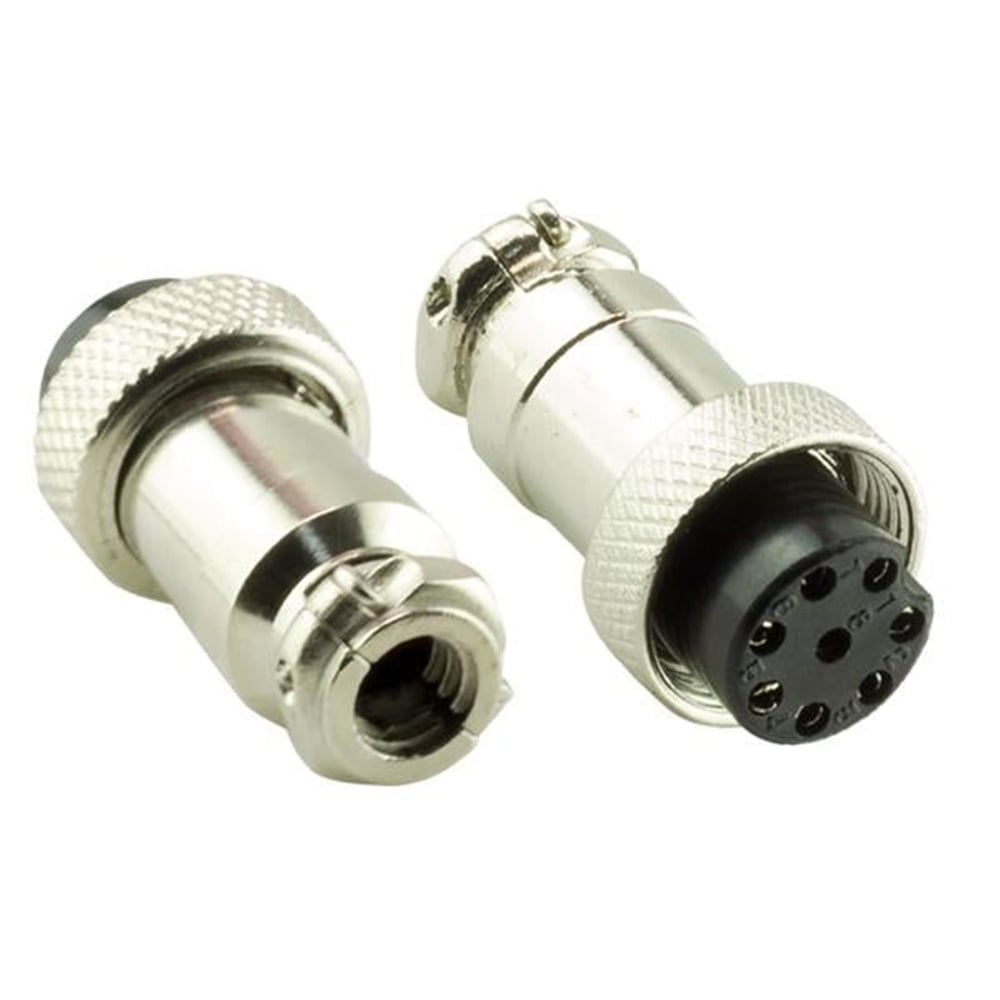Elektromer Mayk 8 Pinli Dişi Fiş - Fiş - Jack - Şase
