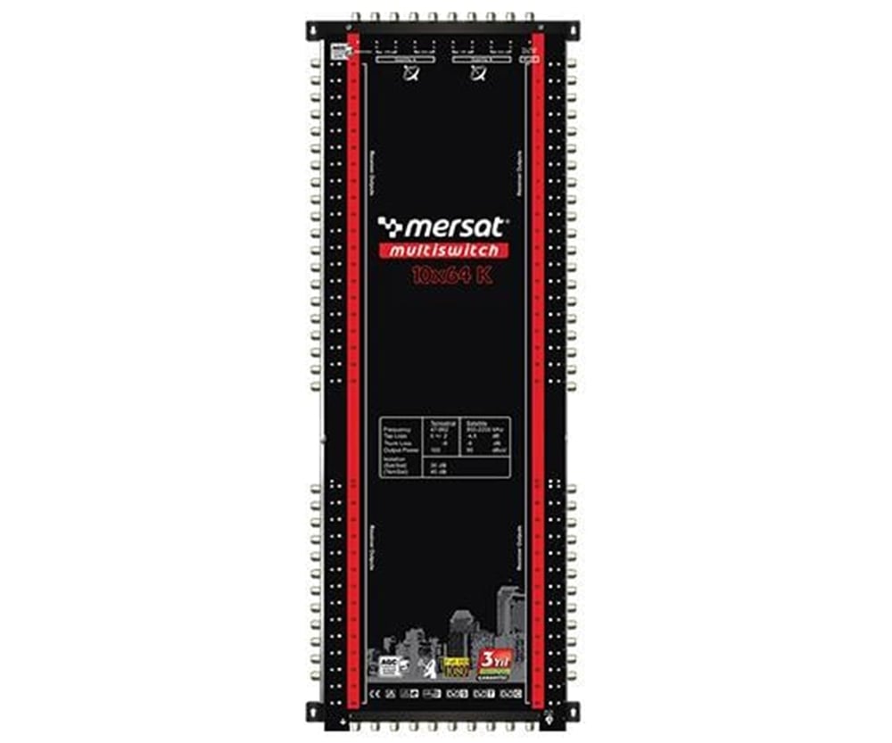 Mersat Mersat 10-64 Kaskatlı Uydu Santral Multiswitch - Mersat Kaskatlı Uydu Santral