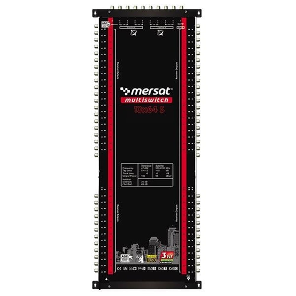 Mersat Mersat 10-64 Sonlu Uydu Santral Multiswitch - Mersat Sonlu Uydu Santral
