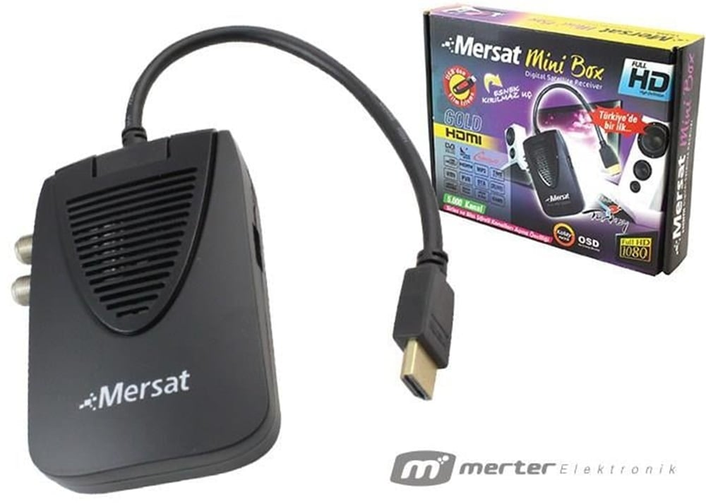 Mersat Mersat Minibox Hd-Usb Usbden Güncellemeli Full Hd Uydu Alıcısı - HD Uydu Alıcılar