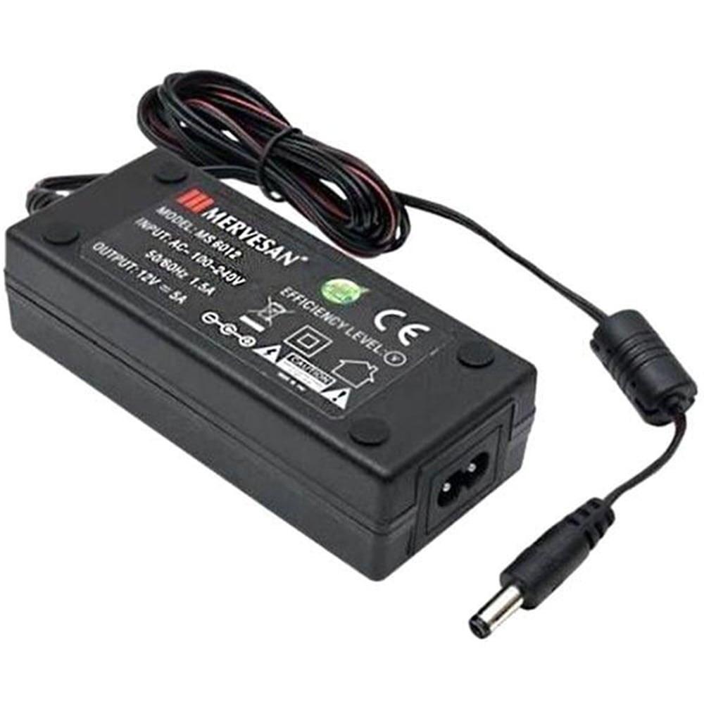 Mervesan Mervesan Ms-6012  12 Volt - 5 Amper Plastik Kasa Masaüstü Adaptör - Adaptörler