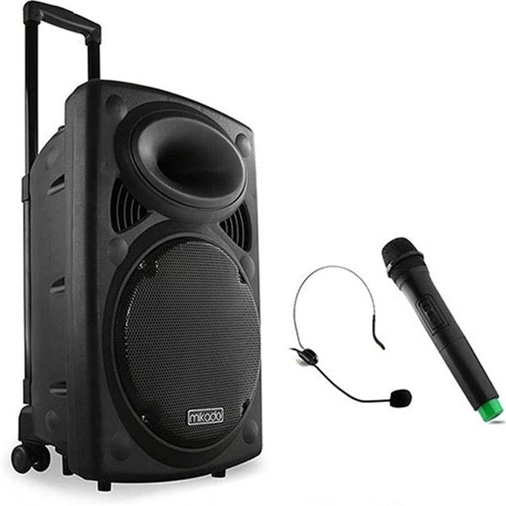 Oem Mıkado Md-89Kp 35 Watt Siyah Usb+Fm Destekli Bt/Kablosuz El+ Headset Mik Seyyar Anfi - Seslendirme Amfileri