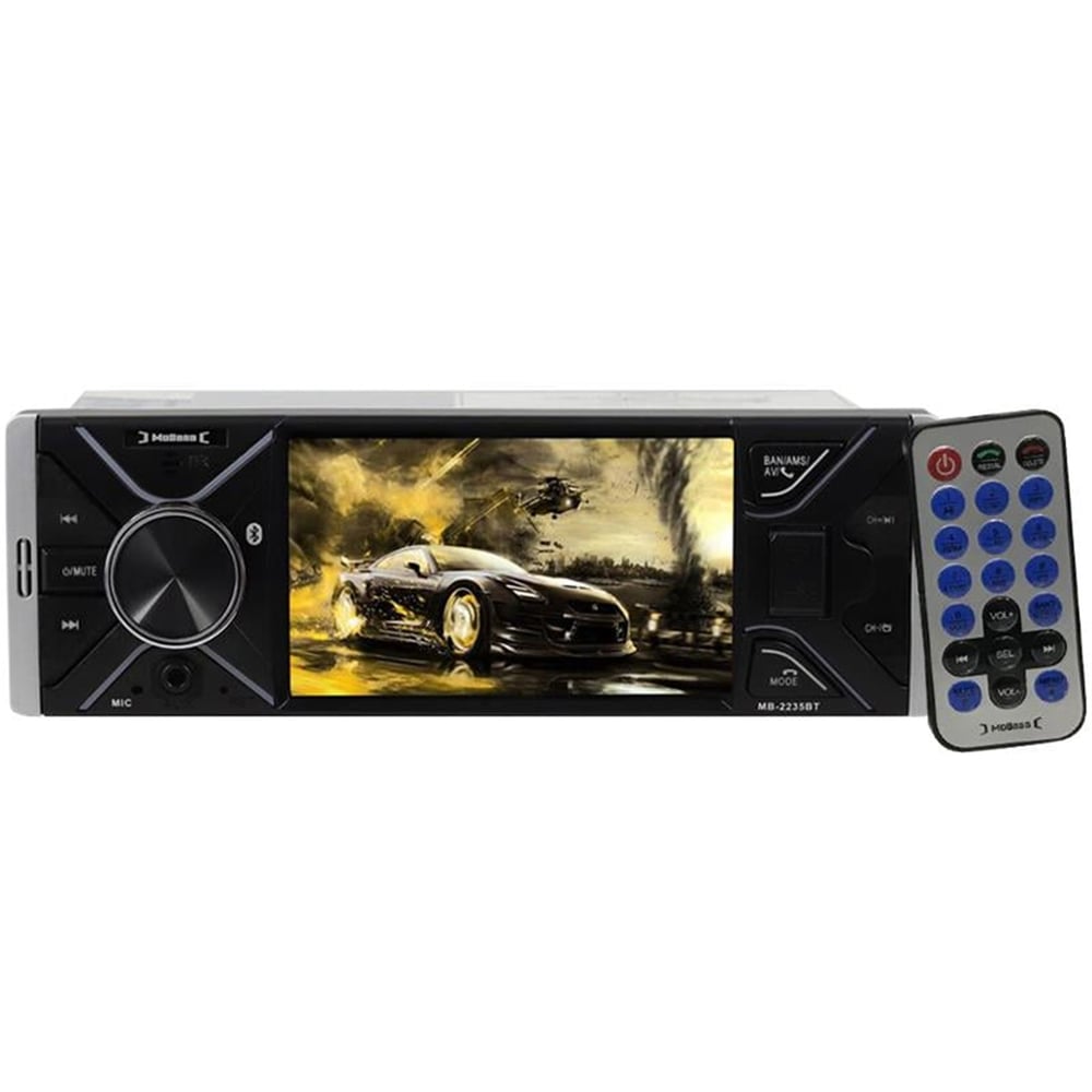 Mobass Mobass MB-2235BT USB-SD-FM-Bluetooth-Aux 4 inc Ekranlı Mekaniksiz Oto Teyp - Oto Teyp