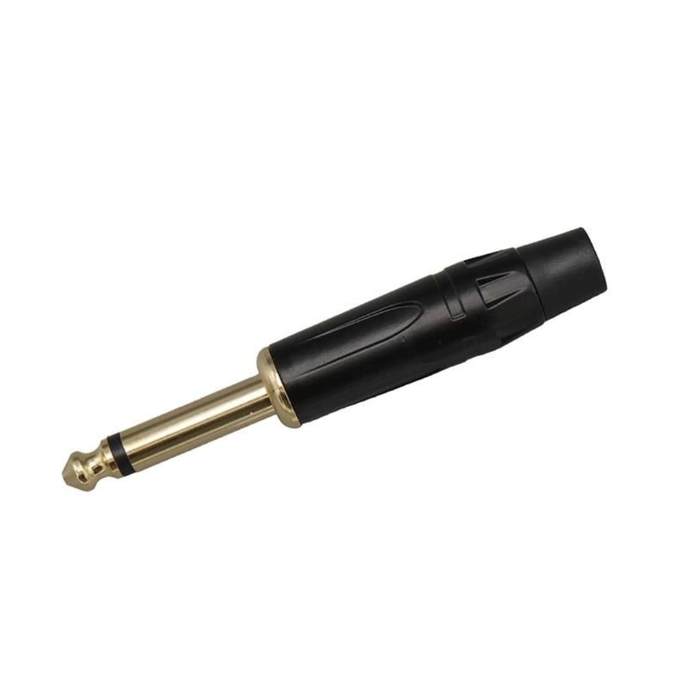 Powermaster Mono Gitar Canon Tipi Metal Nikel Jack Fiş LP2X-BG - Fiş - Jack - Şase - Buton - Konnektör