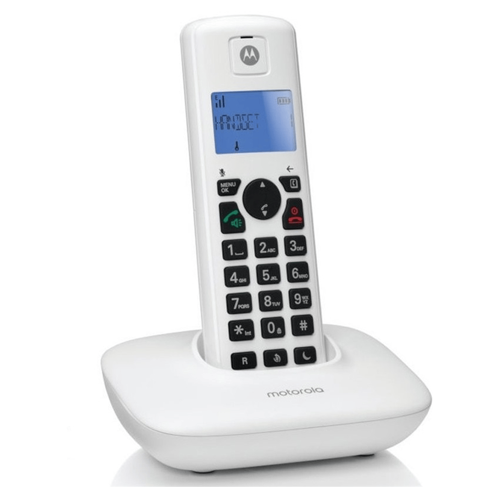 Mert-er Elektronik MOTOROLA T401+ DECT BEYAZ TELSİZ SABİT HAT TELEFON - Kategorisiz