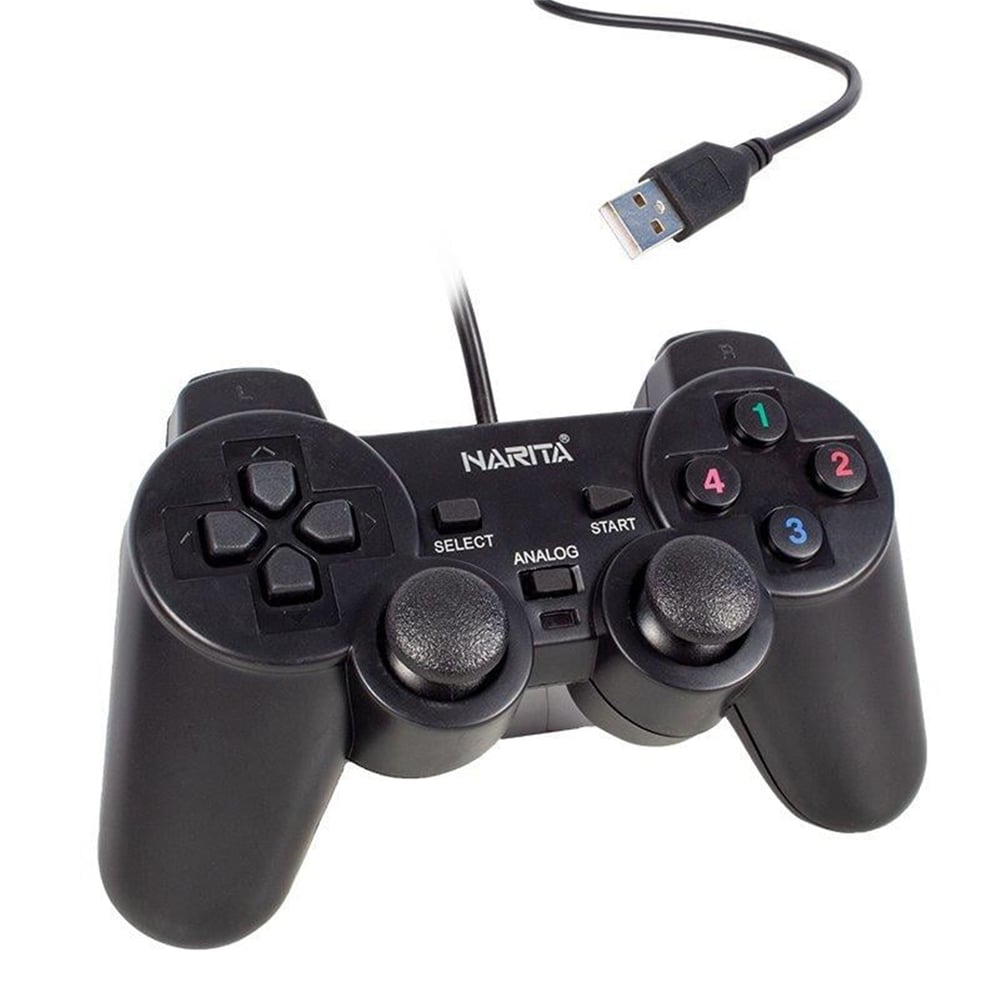 Narita Narita NRT-333 Usb Game Pad Joystick Çift Titreşimli Oyun Kolu Analog - Oyun Ekipmanları