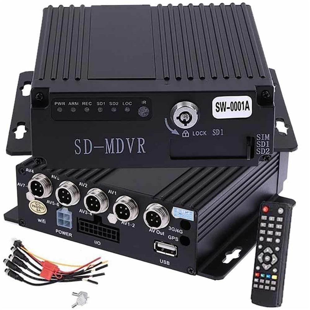 Navigold Navigold SW-0001A SD-MDVR 4 Kanal SD Giriş Mobile DVR Kayıt Cihazı (128GB Destekli) - Araç Kayıt Cihazları