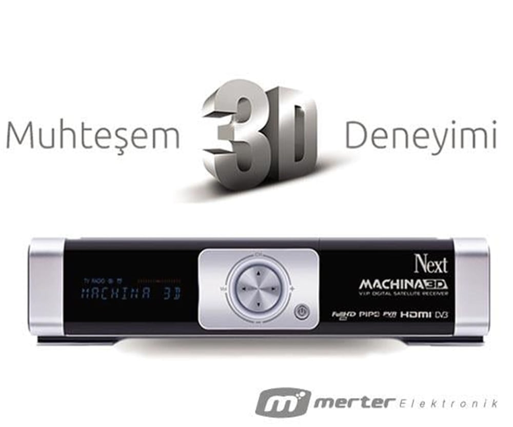 Next Next Machına 3D Full Hd Uydu Alıcı - HD Uydu Alıcılar