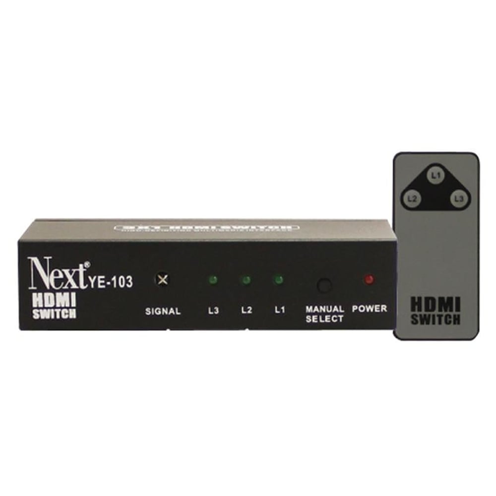Next Next Ye-103 Hdmı Swıtch (3 Cihaz Giriş / 1 Lcd Çıkış) - Ethernet Switch