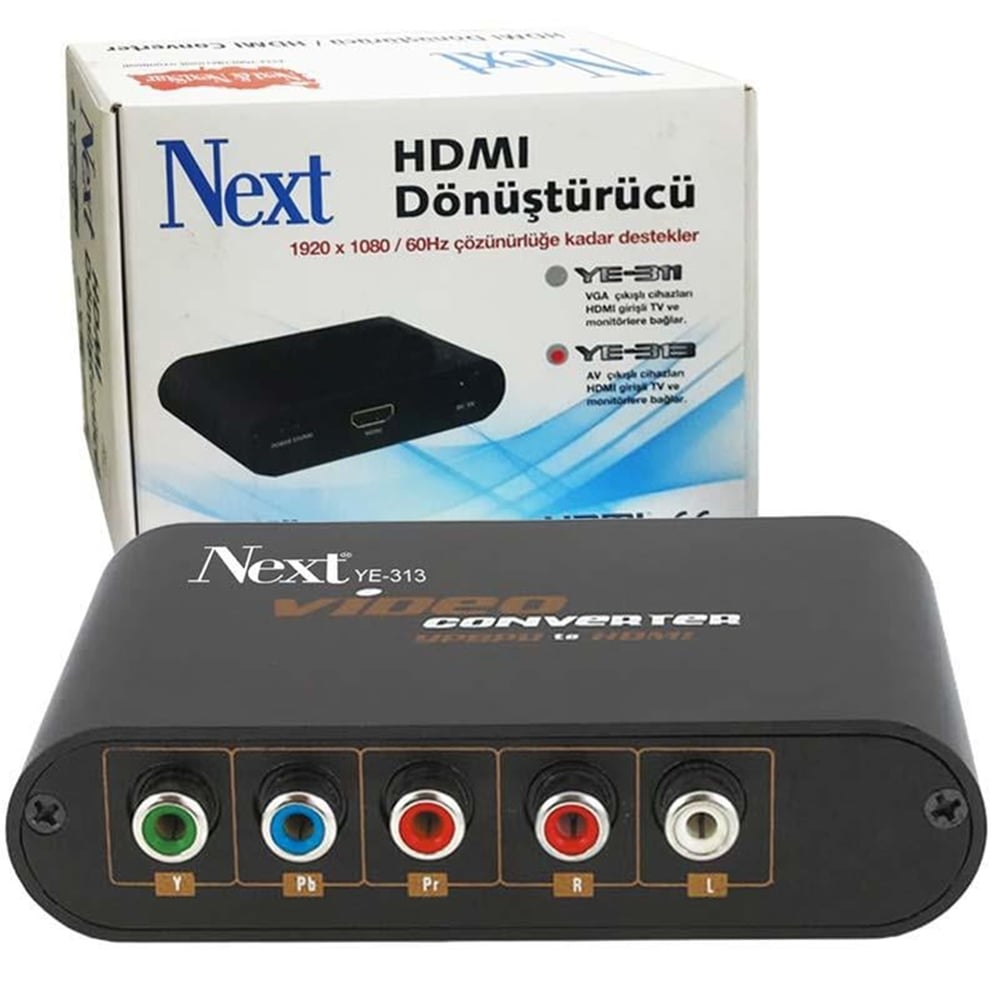 Next Next YE-313 Component (YPbPr) Video To HDMI Çevirici - Çevirici Dağıtıcı