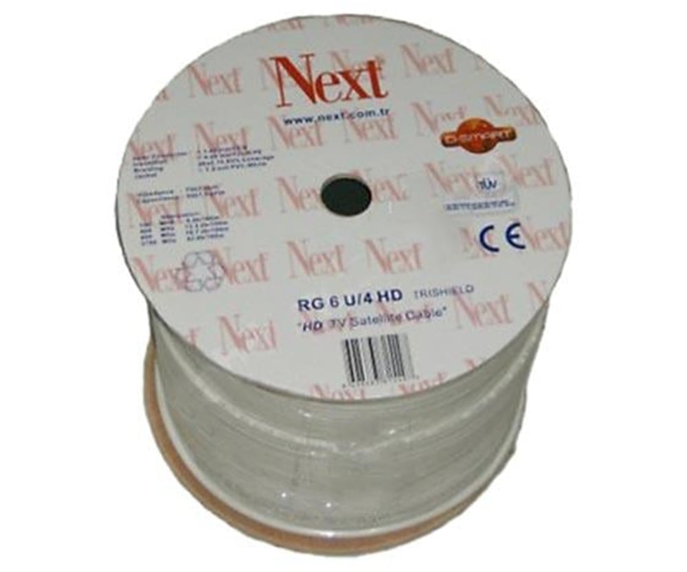 Next Next Ye-9603Al Rg6/U4 Trısheld Ccs Anten Kablosu (300 Metre) - Anten Kablosu