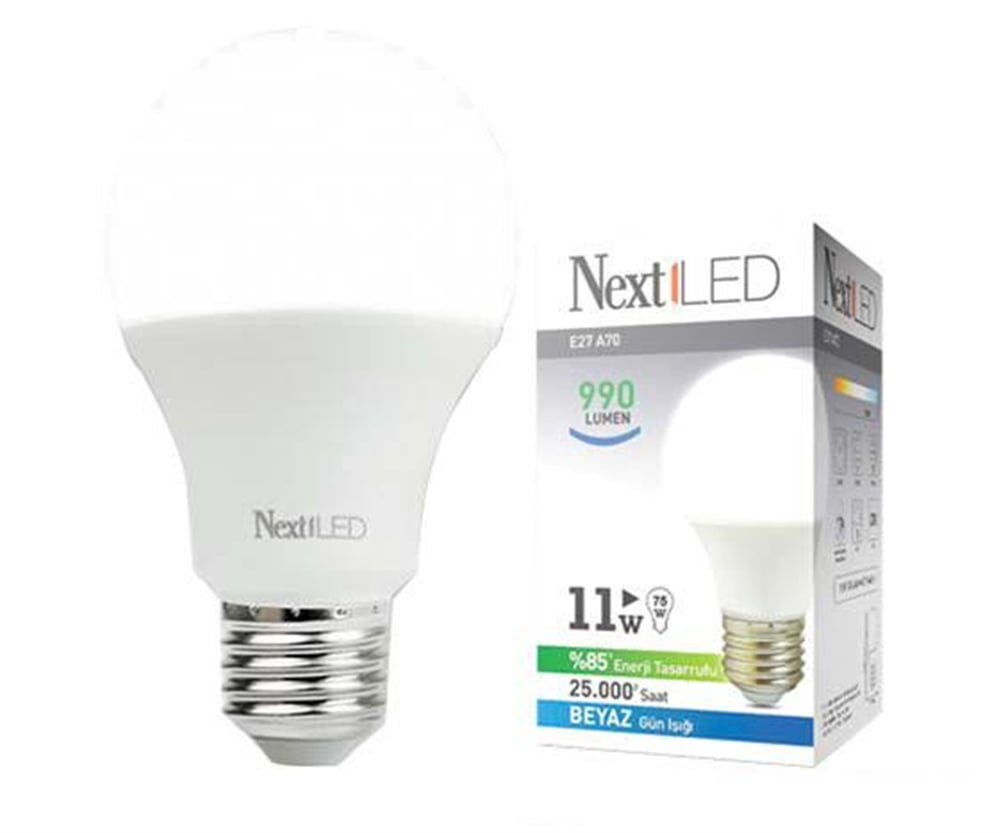 Oem Nextled Ye-11W-E27B 11 Watt 990 Lümen 6500K Beyaz Led Ampul - Led Ampul Aydınlatma