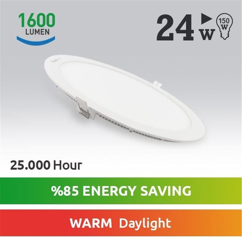 Oem Nextled Ye-Sly-24Wg 24 Watt Sıva Altı Yuvarlak Günışığı Led Spot - Aydınlatma Diğer